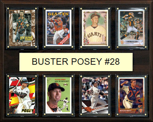 Buster Posey #28 Plaque 8 Cards Topps Bowman 2023 2024 2022 San Francisco Giants