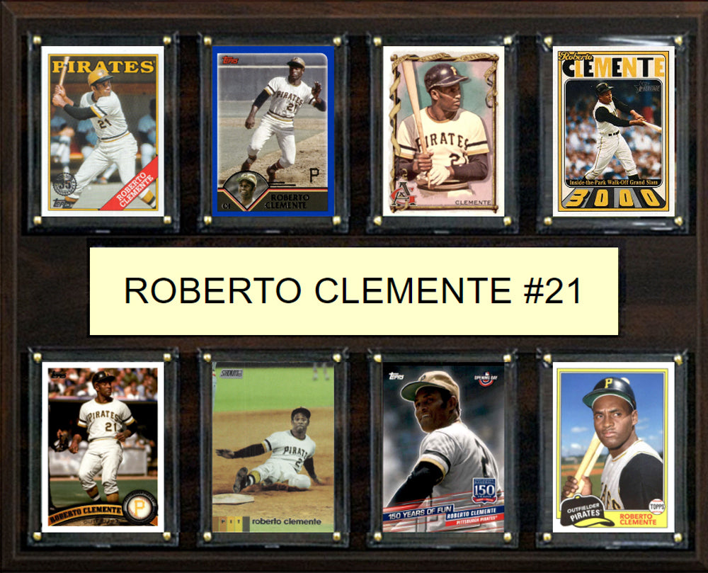 Roberto Clemente #21 Plaque 8 Cards Topps Bowman 2023 2024 2022 Pittsburgh Pirates