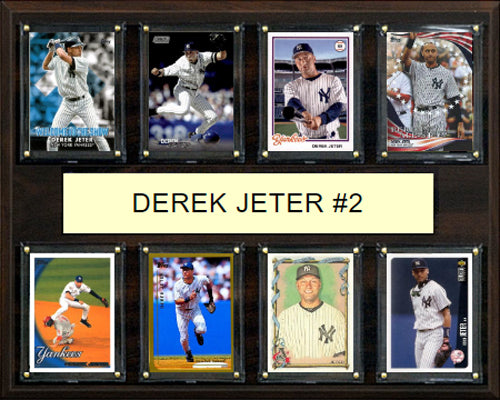 Derek Jeter #2 Plaque 8 Cards Topps Bowman 2023 2024 2022 New York Yankees