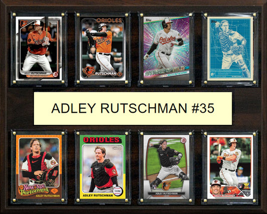 Adley Rutschman #35 Plaque 8 Cards Topps Bowman 2023 2024 Baltimore Orioles