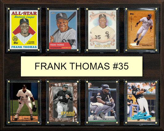 Frank Thomas 35 8 Card Plaque Topps Bowman 2023 2024 Chicago White Sox