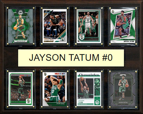 Jayson Tatum #0 Plaque 8 Cards Hoops Prizm Donruss 2023 2024 2022 Boston Celtics