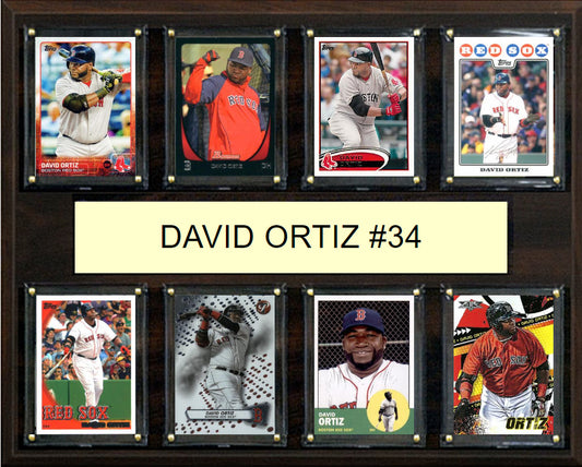 David Ortiz #34 Plaque 8 Cards Topps Bowman 2023 2024 2022 Boston Red Sox