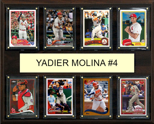 Yadier Molina #4 Plaque 8 Cards Topps Bowman 2023 2024 2022 St Louis Cardinals