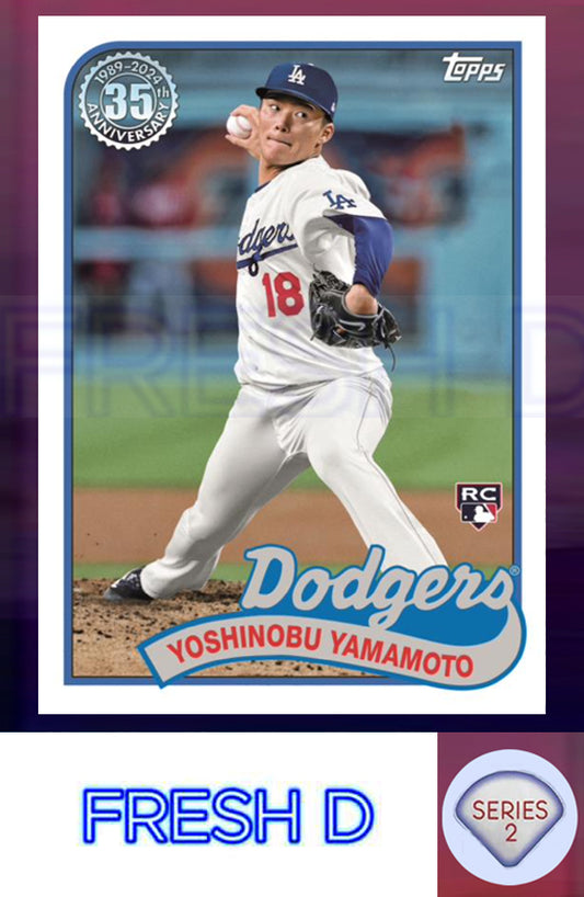 2024 Topps Series 2 - 1989 Yoshinobu Yamamoto Los Angeles Dodgers RC