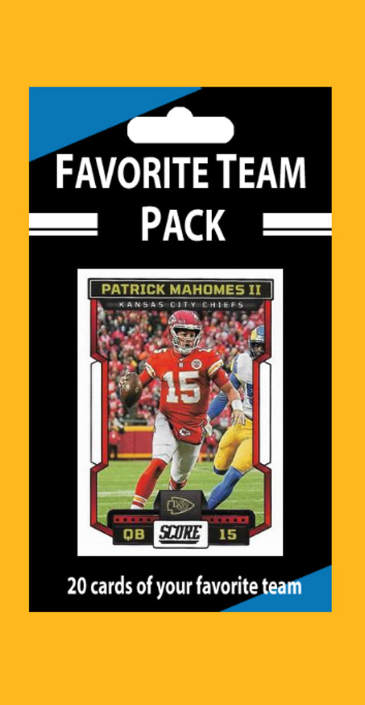 20 Card Team Pack Kansas City Chiefs 2024 2023 Score Donruss Travis Kelce Patrick Mahomes