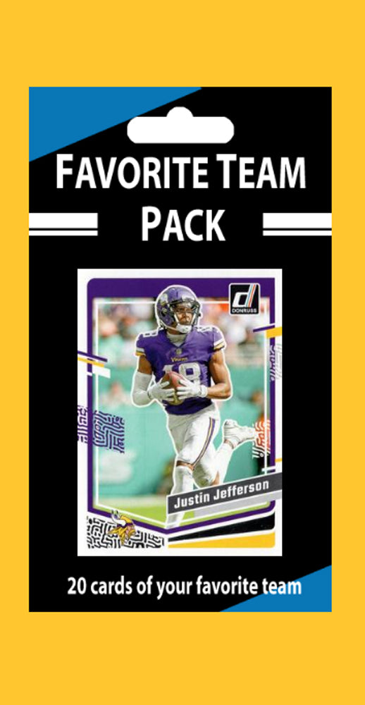 20 Card Team Pack Minnesota Vikings 2024 2023 Score Donruss Justin Jefferson