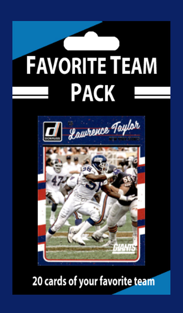 20 Card Team Pack New York Giants Lawrence Taylor 2024 2023 Score Donruss