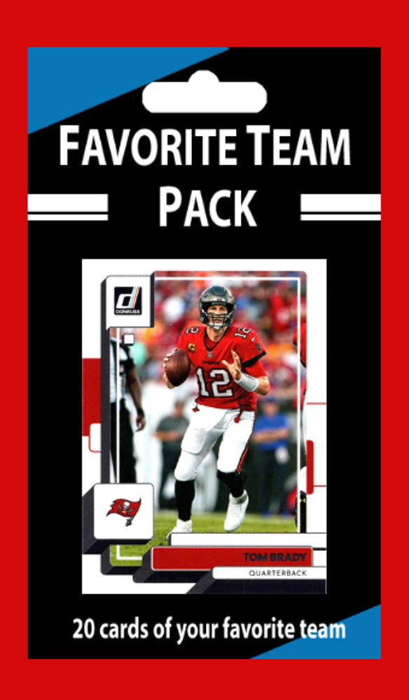 20 Card Team Pack Tampa Bay Buccaneers Tom Brady 2024 2023 Score Donruss