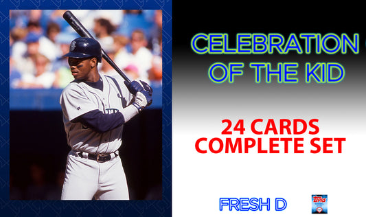 2024 Topps Series 1 Celebration Of The Kid Complete Insert Set Ken Griffey Jr