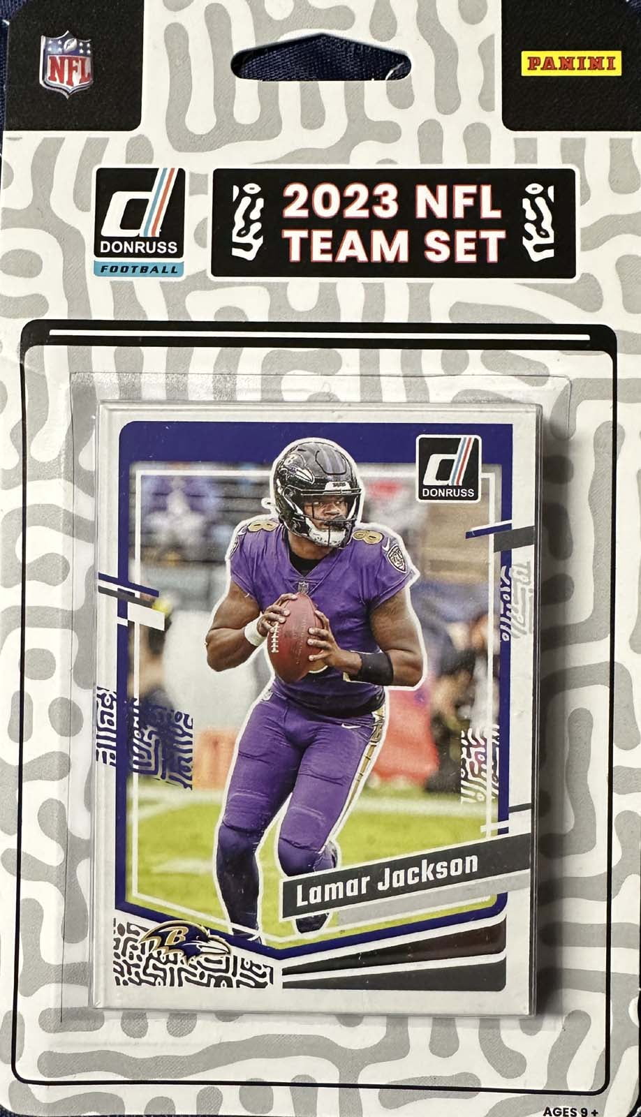 2023 Donruss Baltimore Ravens NFL Team Collection Hanger Set