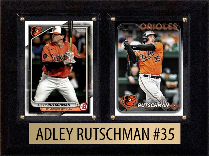 Adley Rutschman Baltimore Orioles 2024 Topps Card Plaque 6x8