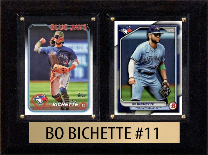 Bo Bichette Toronto Blue Jays 2024 Topps Bowman 2 Card Plaque 6x8