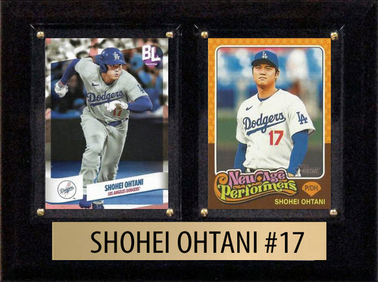 Shohei Ohtani LA Dodgers 2024 Topps Heritage Card Plaque 6x8