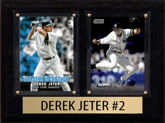 Derek Jeter New York Yankees Topps Card Plaque 6x8