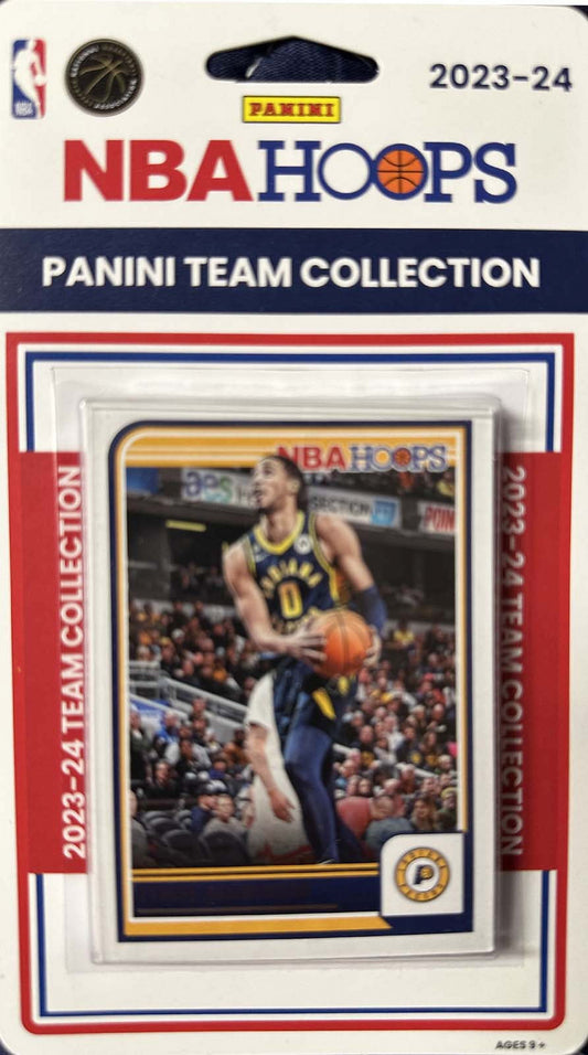 Indiana Pacers 2023 2024 Hoops Factory Sealed Team Set Tyrese Haliburton