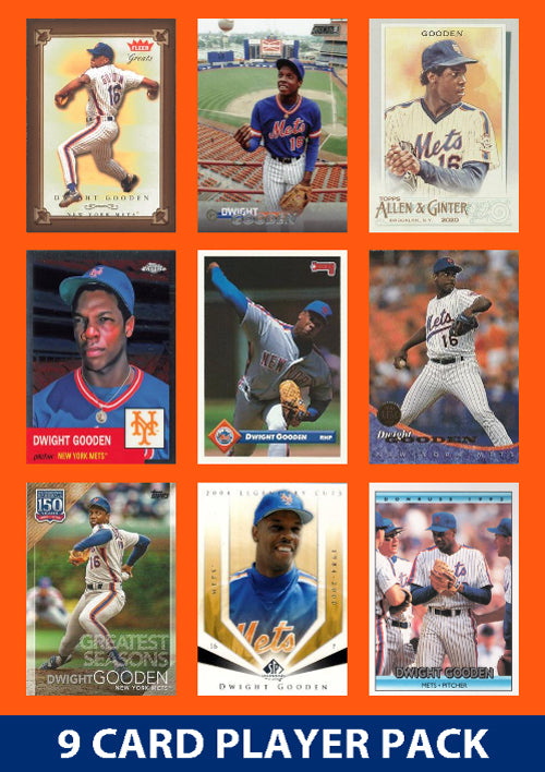 Dwight Gooden Doc New York Mets 9 Card Legend Pack 2024 2023 Topps Bowman 1980s 1990s