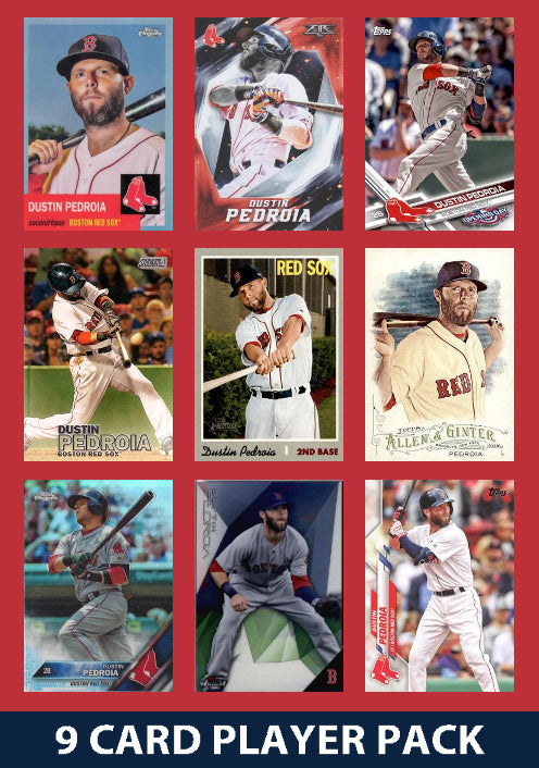 Dustin Pedroia Boston Red Sox 9 Card Legend Pack 2024 2023 Topps Bowman