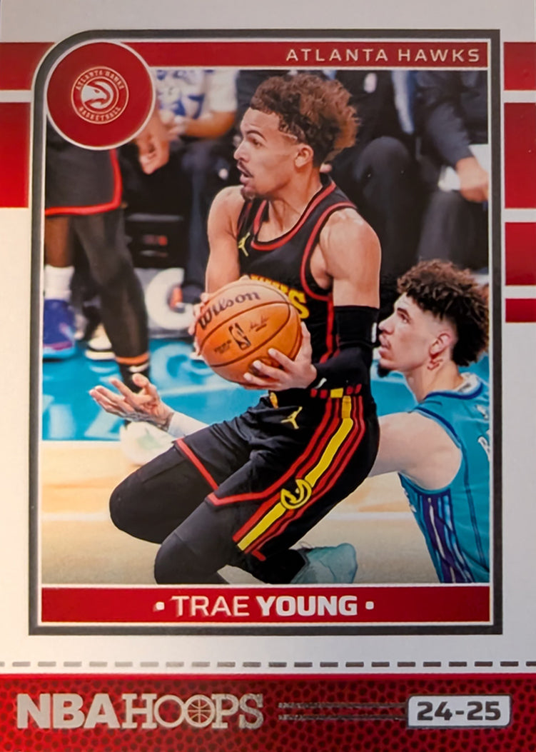 2024-25 NBA Hoops Factory Sealed Team Set Atlanta Hawks Trae Young Risacher RC