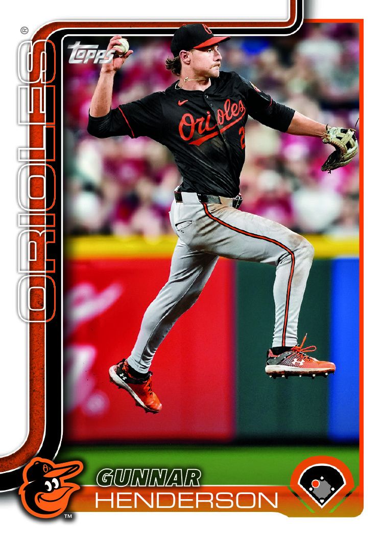 2025 Topps Series 1 Team Set (13) Baltimore Orioles Holliday Gunnar Henderson Coby Mayo RC