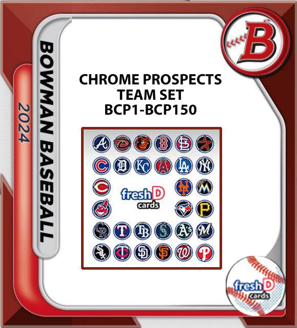 2024 BOWMAN Chrome Prospects Team Set BCP Washington Nationals Dylan Crews