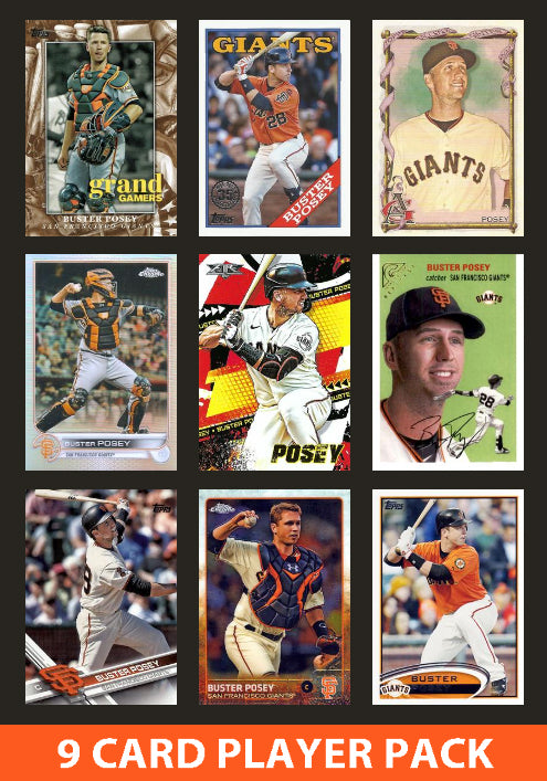 Buster Posey San Francisco Giants 9 Card Legend Pack Topps Bowman