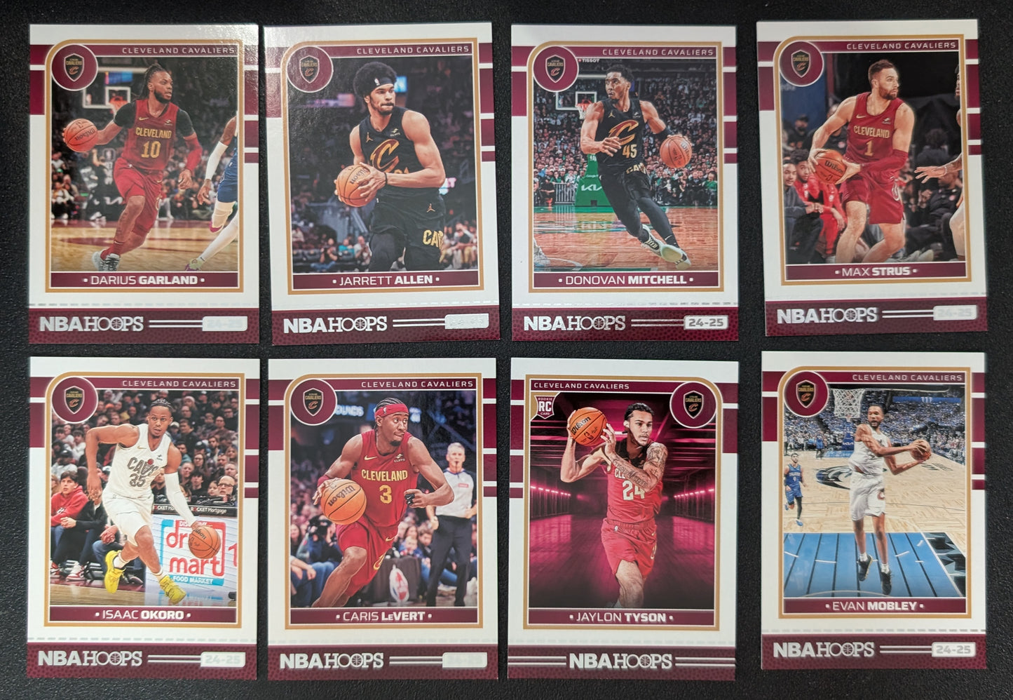 2024-25 NBA Hoops Factory Sealed NBA Team Set Cleveland Cavaliers Donovan Mitchell