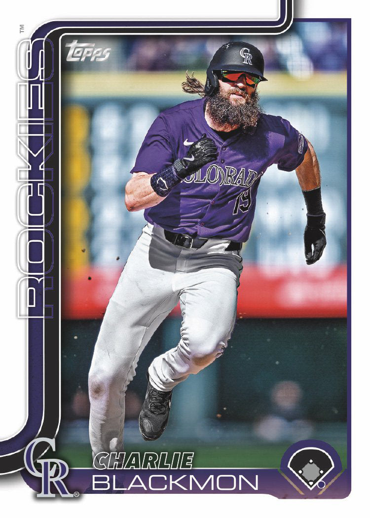 2025 Topps Series 1 Baseball Team Set 12 Cards Colorado Rockies Charlie Blackmon