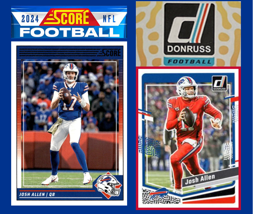 2024 SCORE NFL Buffalo Bills Team Set Josh Allen + 2023 Donruss Dalton Kincaid RC