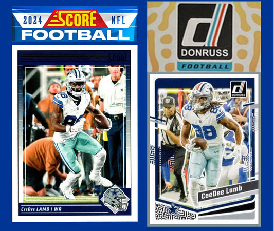 2024 SCORE NFL Dallas Cowboys Team Set Dak Prescott + 2023 Donruss