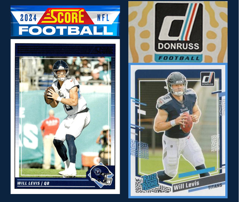 2024 SCORE NFL Tennessee Titans Team Set Will Levis Eddie George + 2023 Donruss