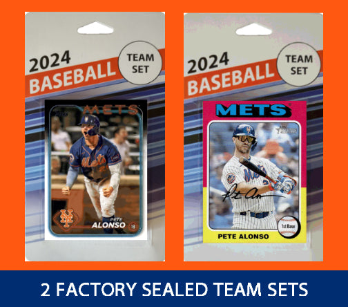 2024 Topps Series 1 Heritage Team Set New York Mets Pete Alonso RC