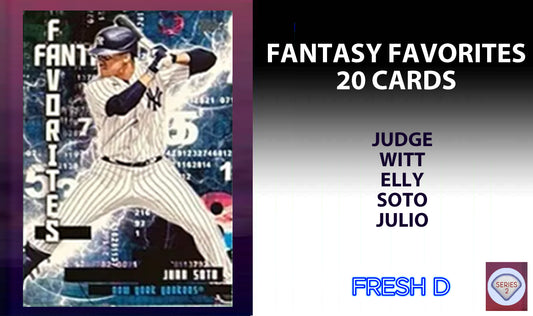 2024 Topps Series 2 Fantasy Favorites Set of 20 Juan Soto Elly De La Cruz Ohtani Judge