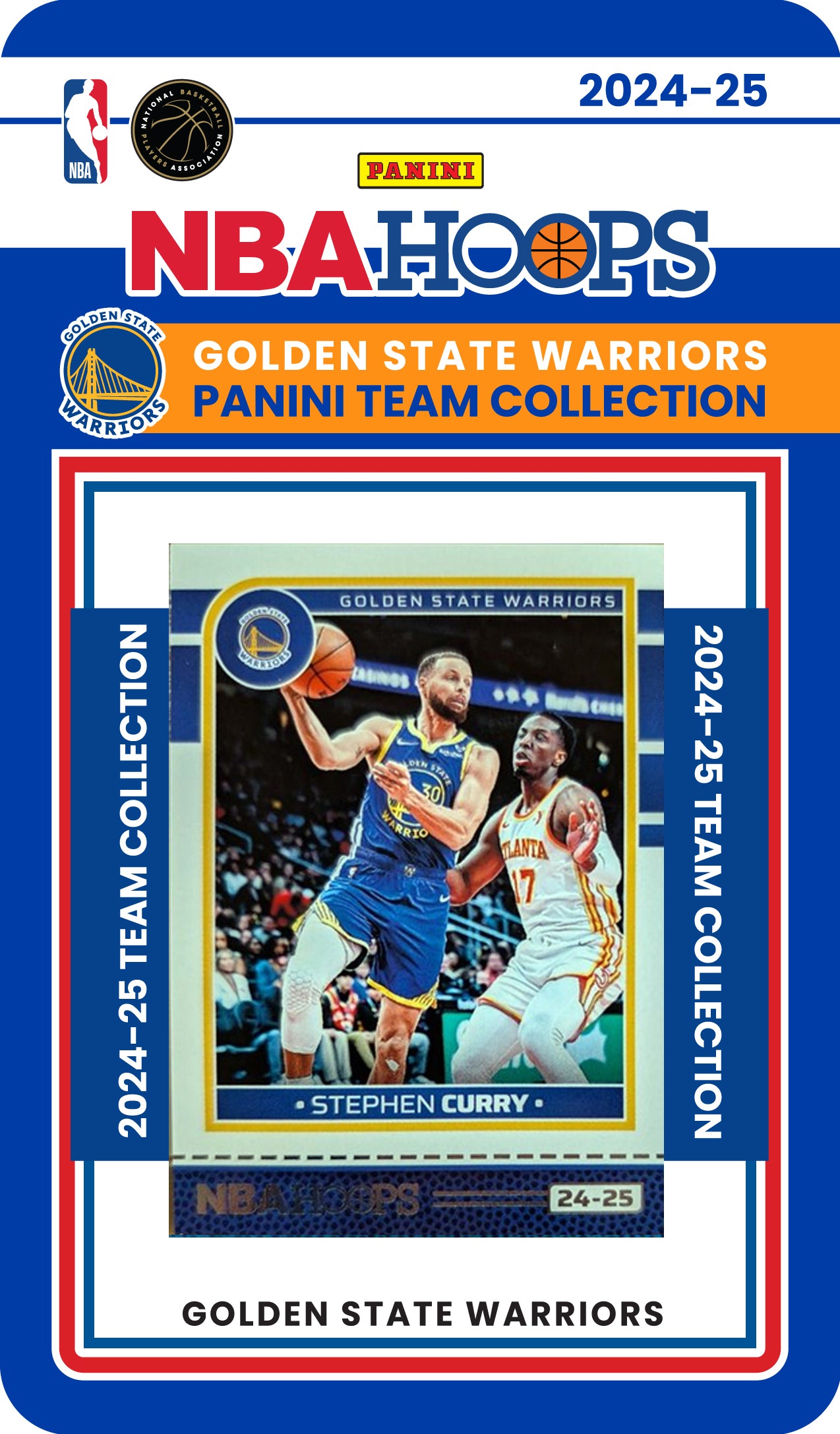 2024-25 NBA Hoops Factory Sealed NBA Team Set Golden State Warriors Stephen Curry