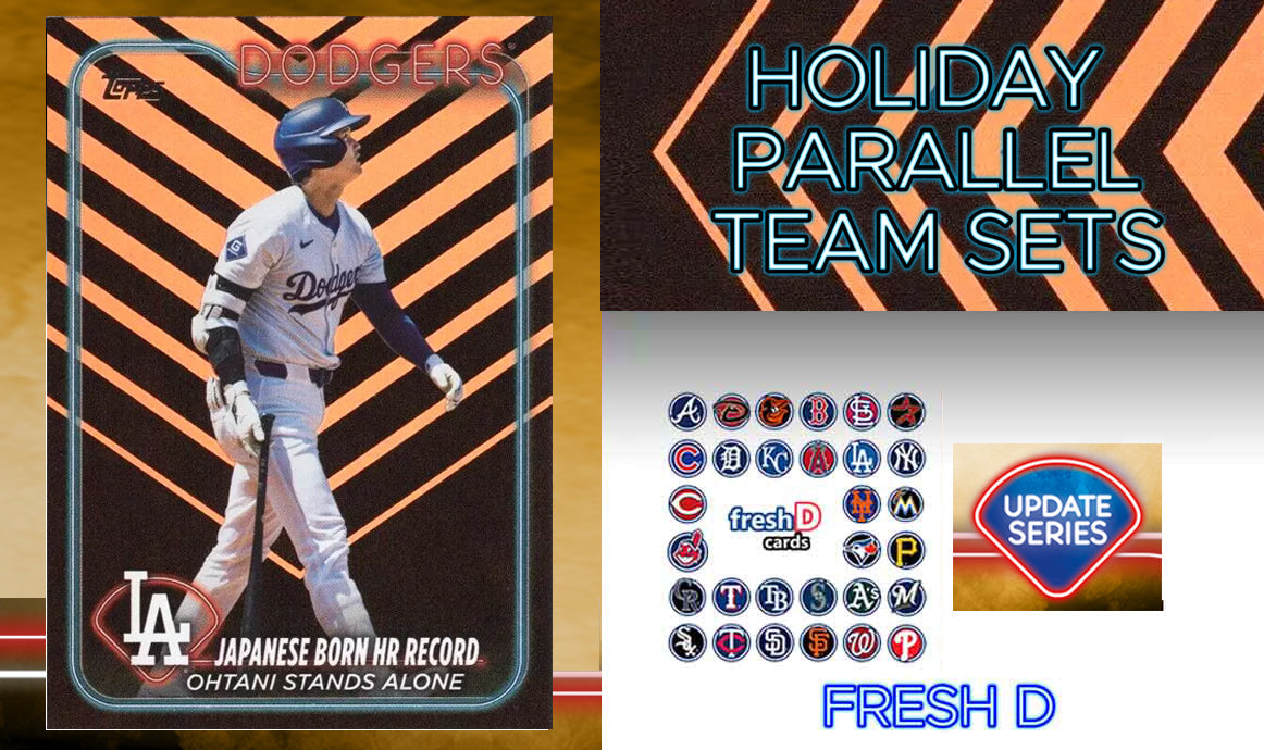 2024 Topps Update Holiday Orange Black Halloween SP Team Set Chicago Cubs Imanaga Rookie Debut