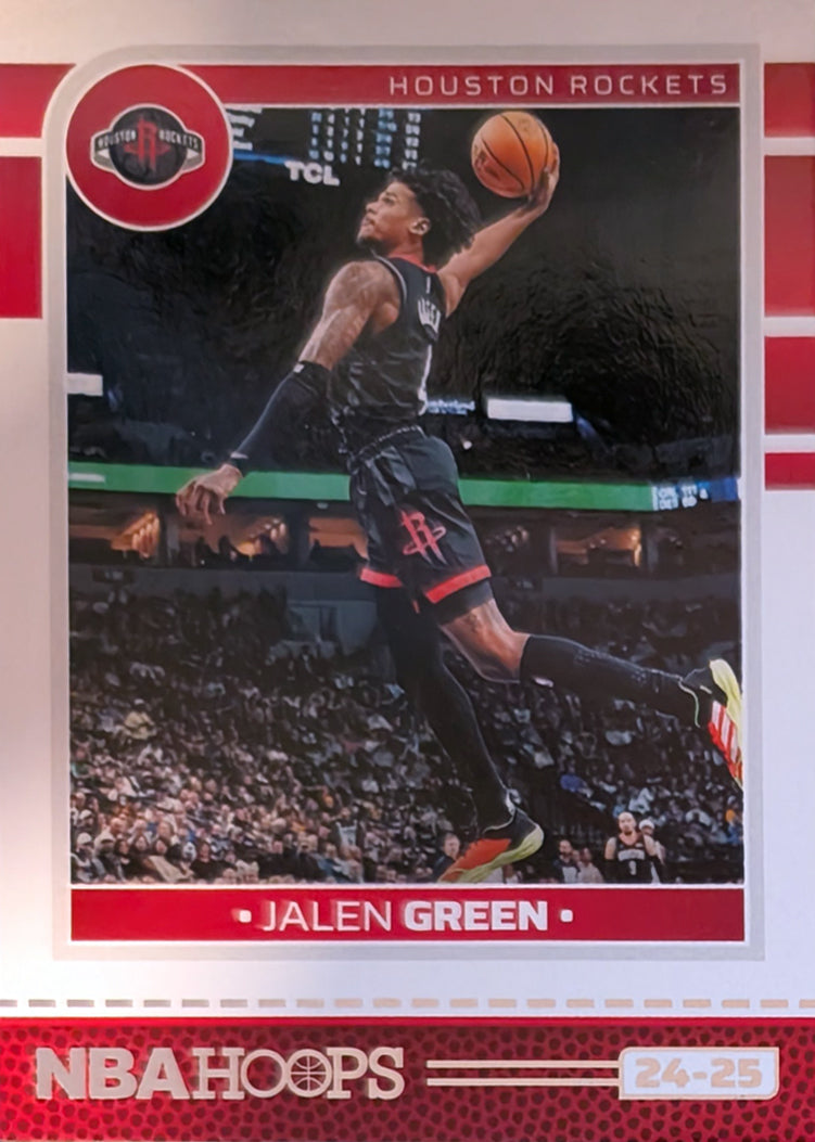 2024-25 NBA Hoops Factory Sealed NBA Team Set Houston Rockets Jalen Green