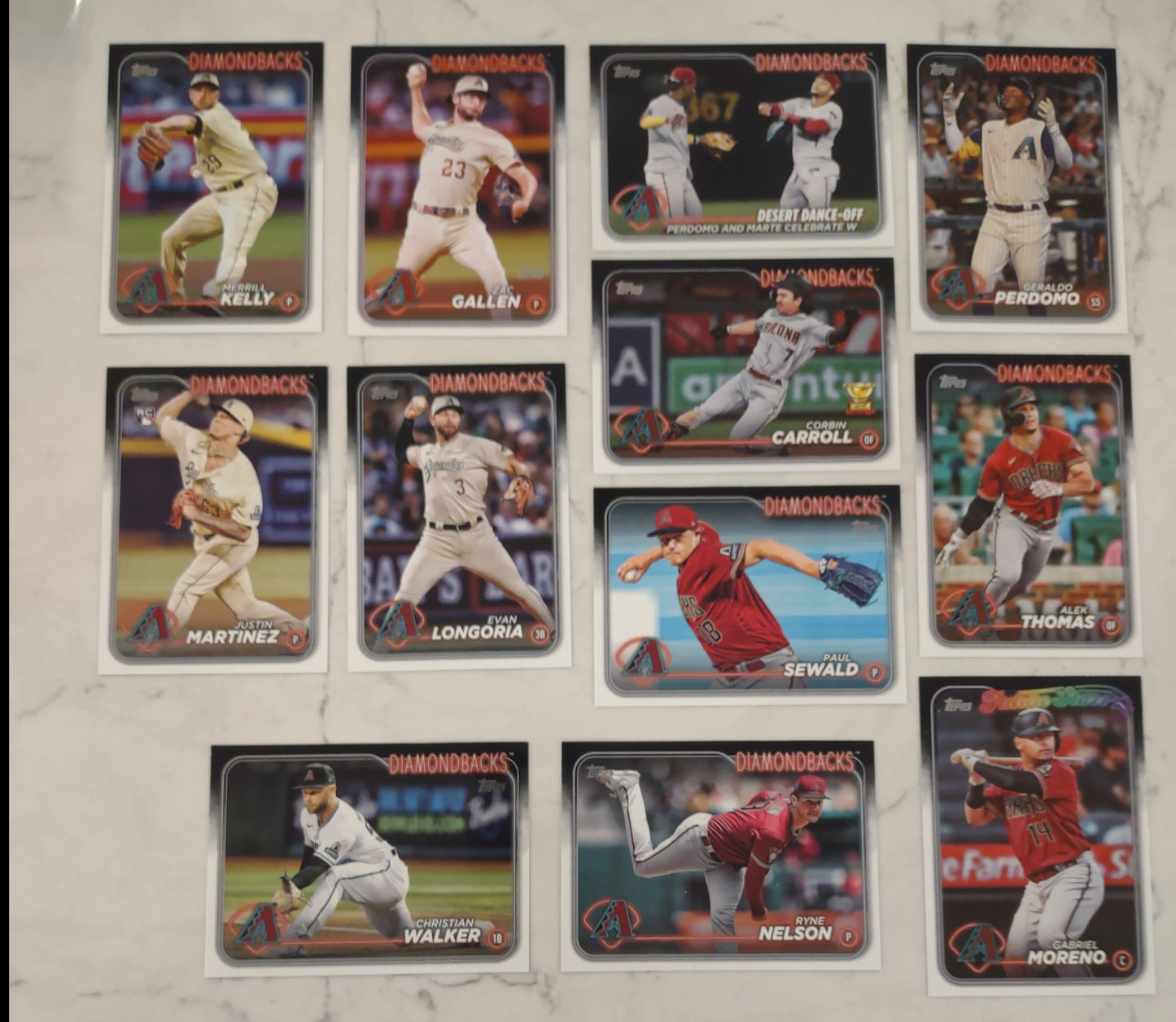 2024 Topps Series 1 Team Set Arizona DiamondBacks Corbin Carroll