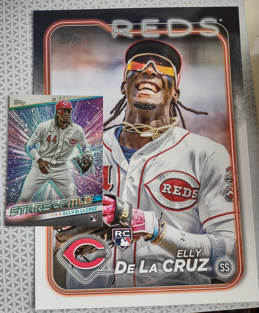 2024 Topps Costco Flagship Collection Oversized OTCSP-1 Elly De La Cruz + Stars Of MLB