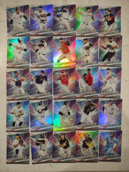 2024 Topps Update Stars of MLB Complete Set SMLB Paul Skenes Chourio Holliday