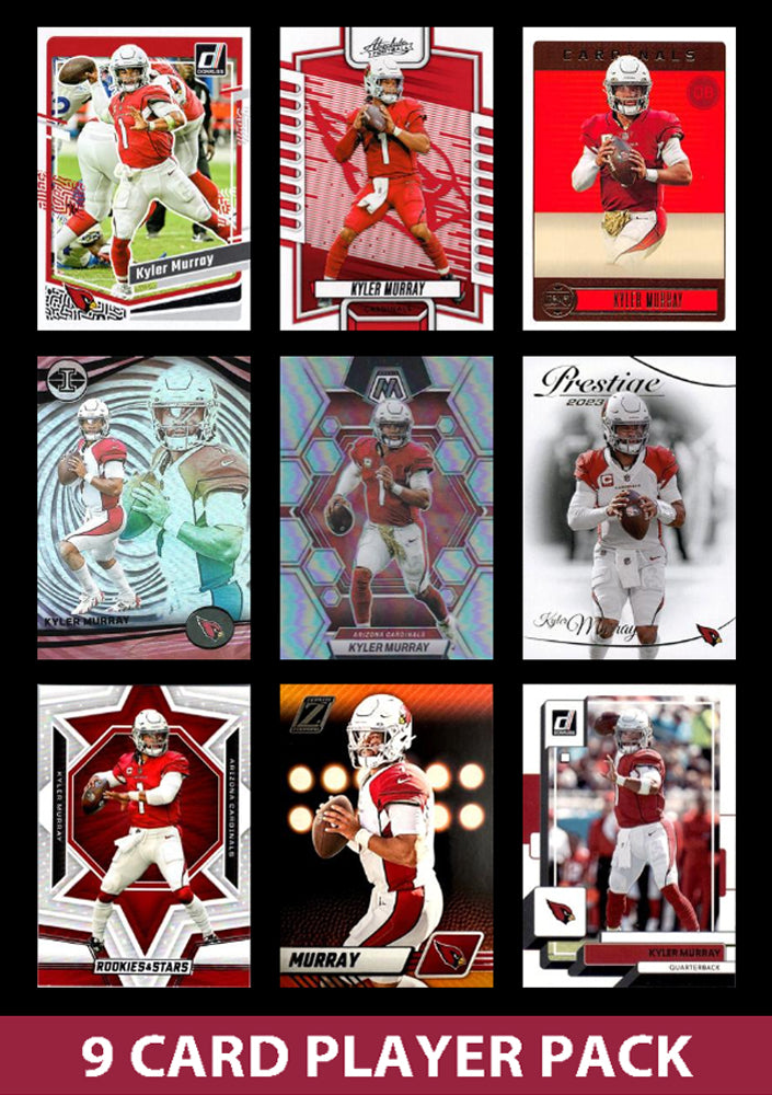 Kyler Murray 9 Card Player Pack 2023 2024 Donruss Panini Arizona Cardinals