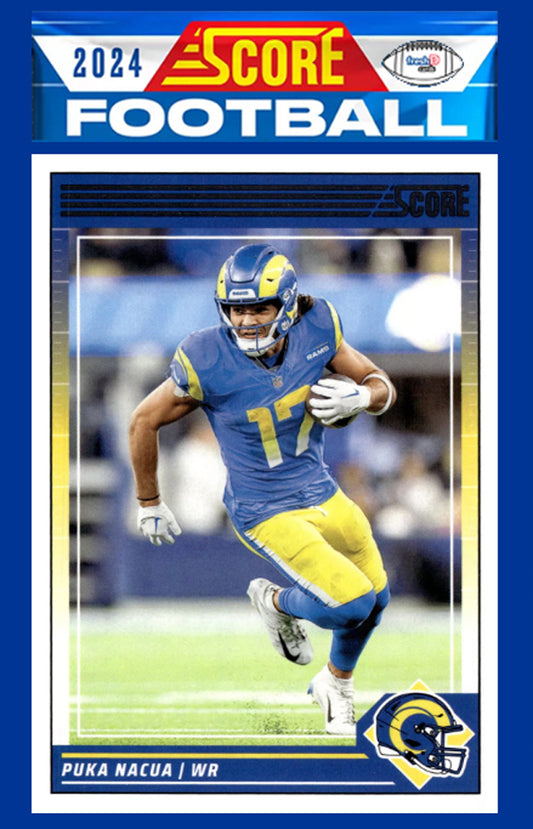 2024 SCORE NFL Los Angeles Rams Team Set Puka Nacua