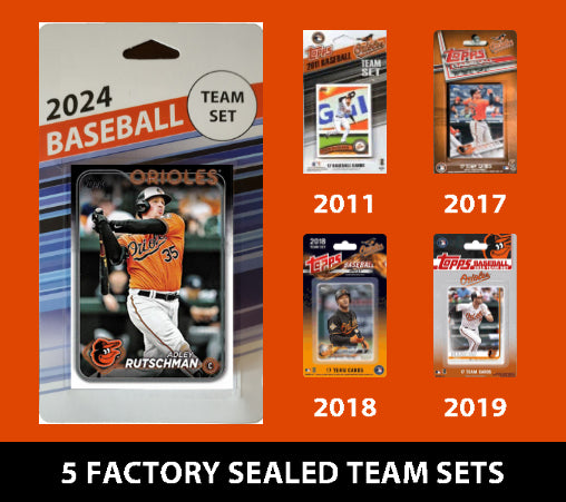 2024 Topps Series 1 Baltimore Orioles Team Set Adley MultiPack 2011 2017 2018 2019