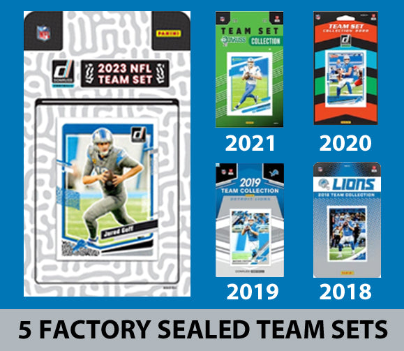 2023 Donruss Detroit Lions Team Set MultiPack 2021 2020 2019 2018 Goff