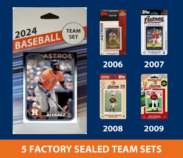 2024 Topps Houston Astros Bregman Team Set MultiPack Bagwell 2006 2007 2008 2009