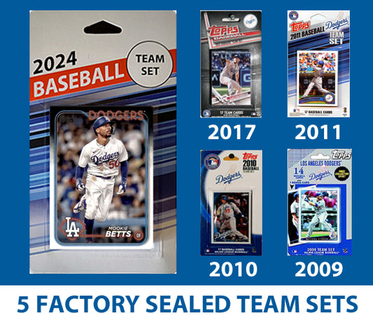 2024 Topps LA Dodgers Team Set MultiPack 2017 2011 2010 2009