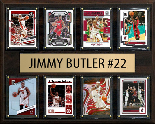 Jimmy Butler #22 8 Card Plaque Donruss Hoops Fleer 2023 2024 Miami Heat