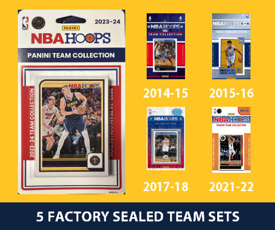 2023-24 NBA HOOPS Denver Nuggets Team Set MultiPack Jokic 2022 2015 2013 2014