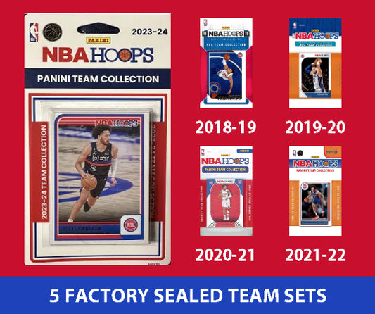 2023-24 NBA HOOPS Detroit Pistons Team Set MultiPack Cunnigham 2022 2015 2013 2014