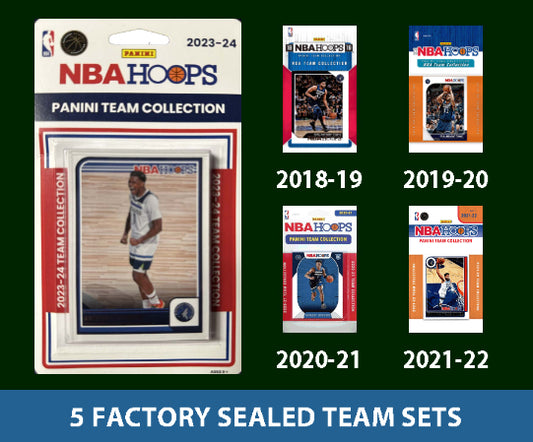 2023-24 NBA HOOPS Minnesota Timberwolves Team Set Anthony Edwards 2022 2018 2019