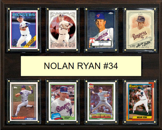 Nolan Ryan #34 Plaque 8 Cards Topps Bowman 2023 2024 2022 Texas Rangers